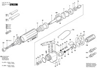 Bosch 0 607 253 100 180 WATT-SERIE Pn-Straight Grinder-Ind. Spare Parts